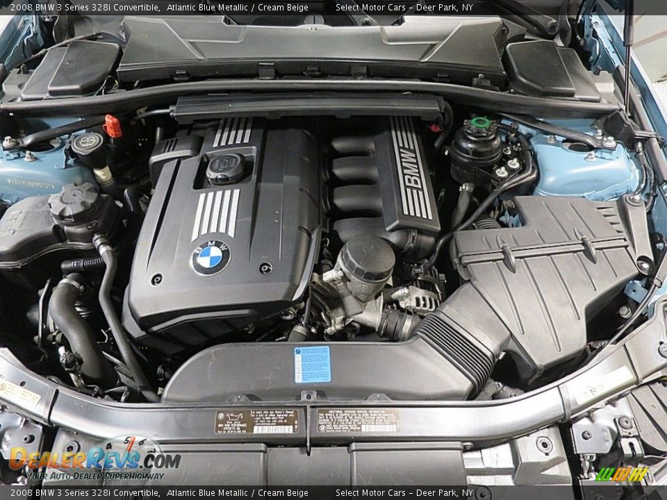 2008 BMW 3 Series 328i Convertible Atlantic Blue Metallic / Cream Beige Photo #32