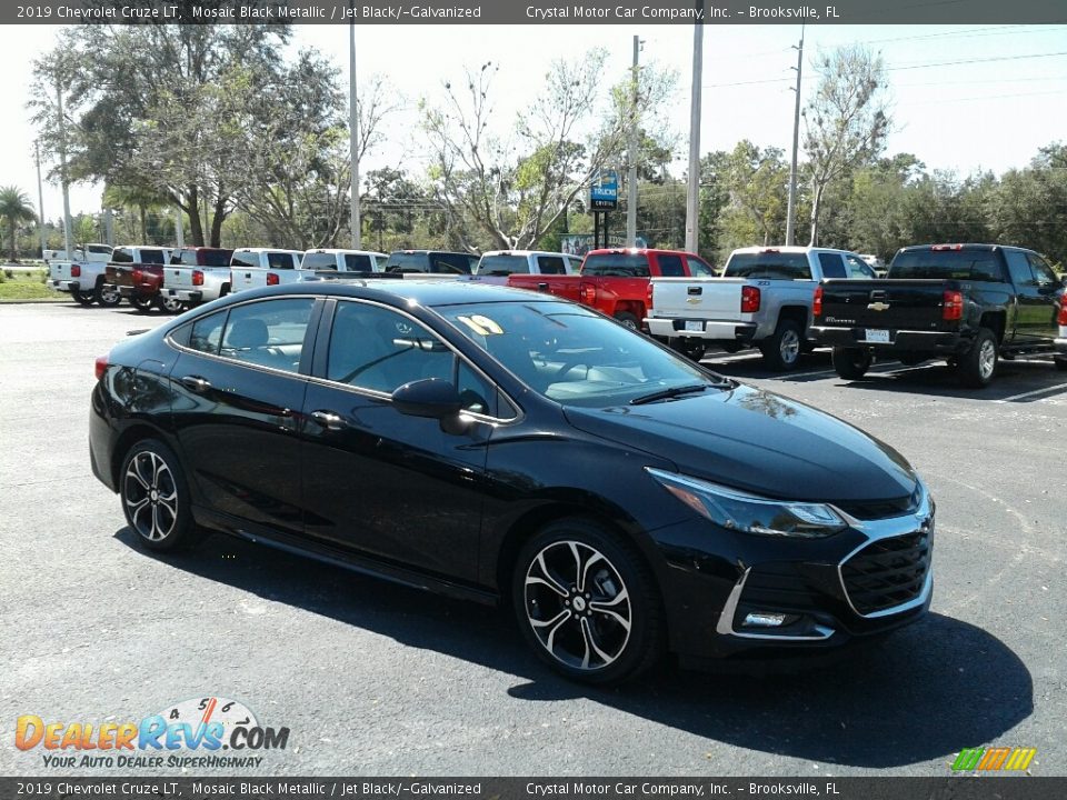 2019 Chevrolet Cruze LT Mosaic Black Metallic / Jet Black/­Galvanized Photo #7