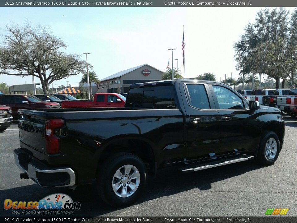 2019 Chevrolet Silverado 1500 LT Double Cab Havana Brown Metallic / Jet Black Photo #5