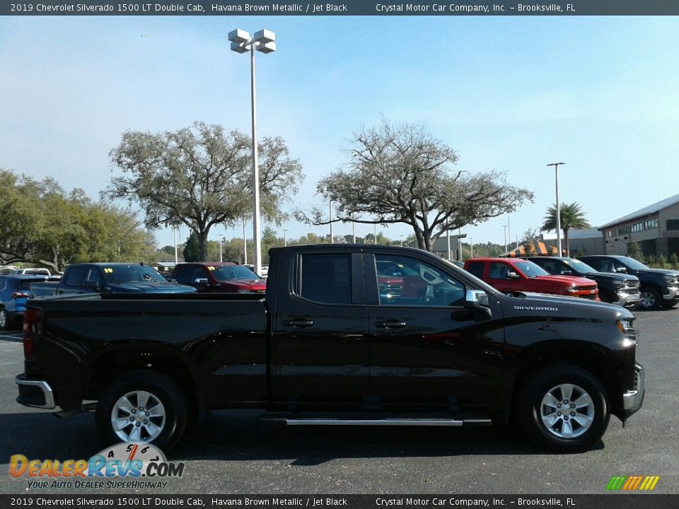 2019 Chevrolet Silverado 1500 LT Double Cab Havana Brown Metallic / Jet Black Photo #6