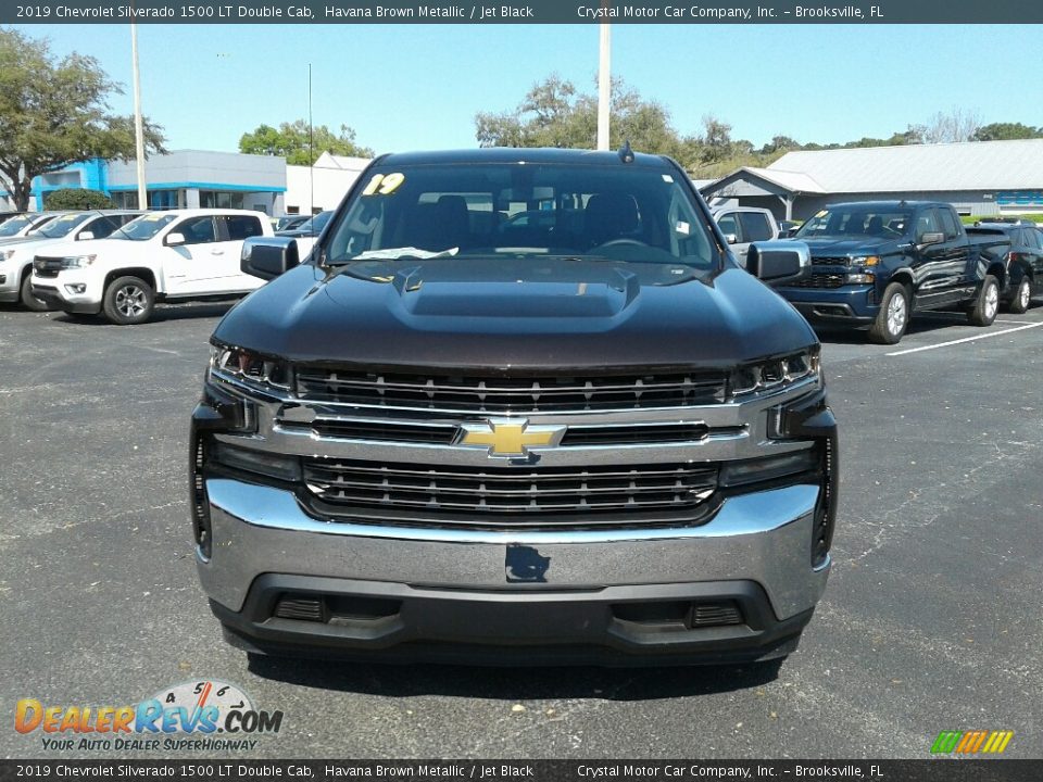 2019 Chevrolet Silverado 1500 LT Double Cab Havana Brown Metallic / Jet Black Photo #8