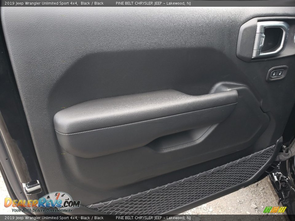 2019 Jeep Wrangler Unlimited Sport 4x4 Black / Black Photo #8