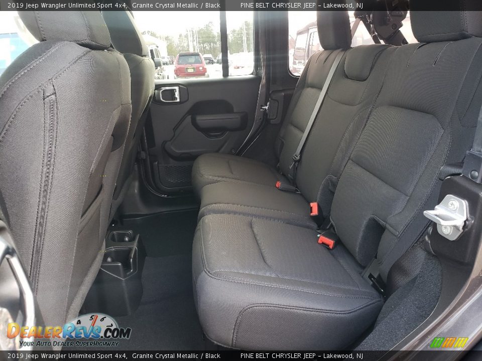 2019 Jeep Wrangler Unlimited Sport 4x4 Granite Crystal Metallic / Black Photo #6