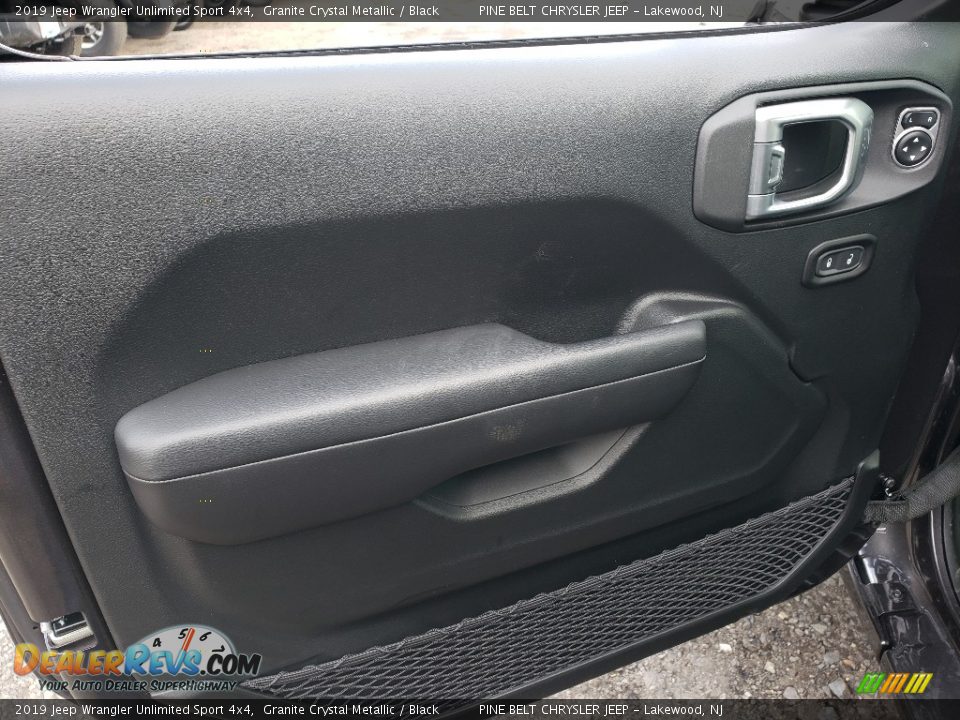 2019 Jeep Wrangler Unlimited Sport 4x4 Granite Crystal Metallic / Black Photo #8