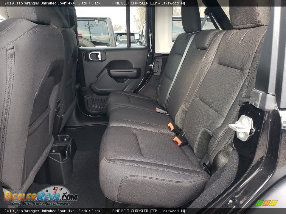 2019 Jeep Wrangler Unlimited Sport 4x4 Black / Black Photo #6