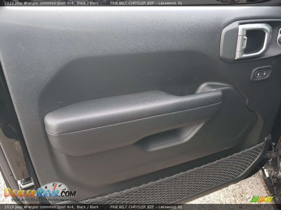 2019 Jeep Wrangler Unlimited Sport 4x4 Black / Black Photo #8
