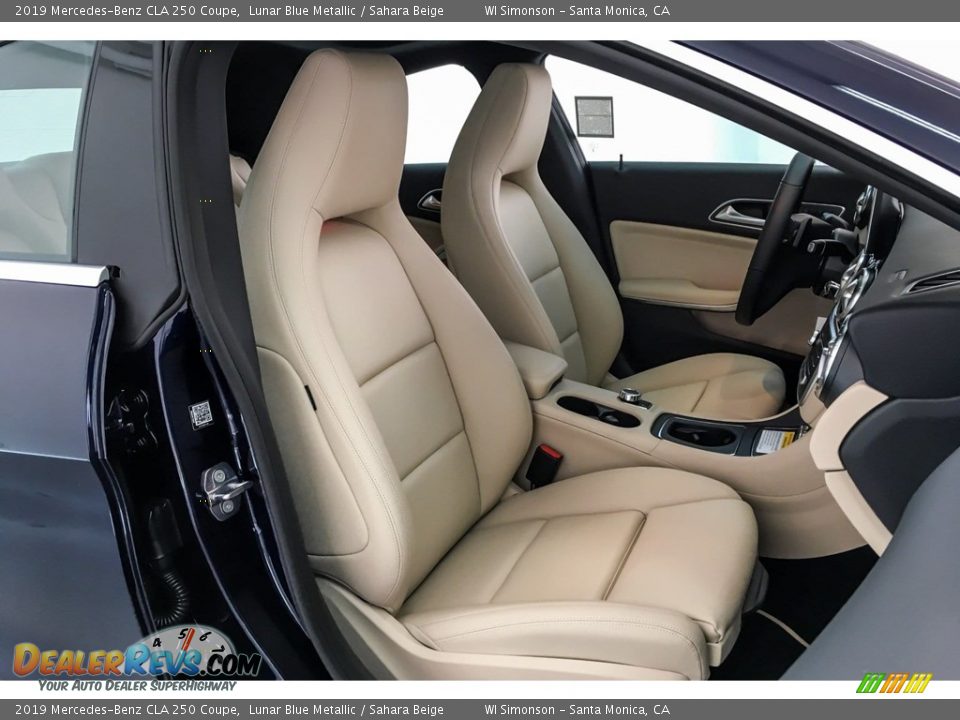 2019 Mercedes-Benz CLA 250 Coupe Lunar Blue Metallic / Sahara Beige Photo #5