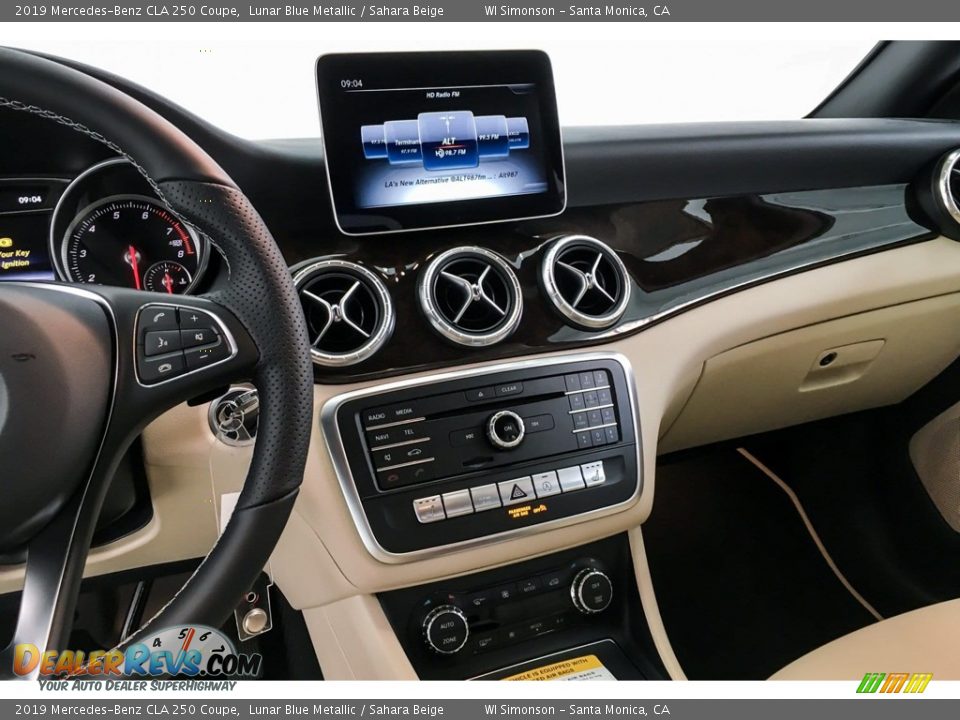 2019 Mercedes-Benz CLA 250 Coupe Lunar Blue Metallic / Sahara Beige Photo #6