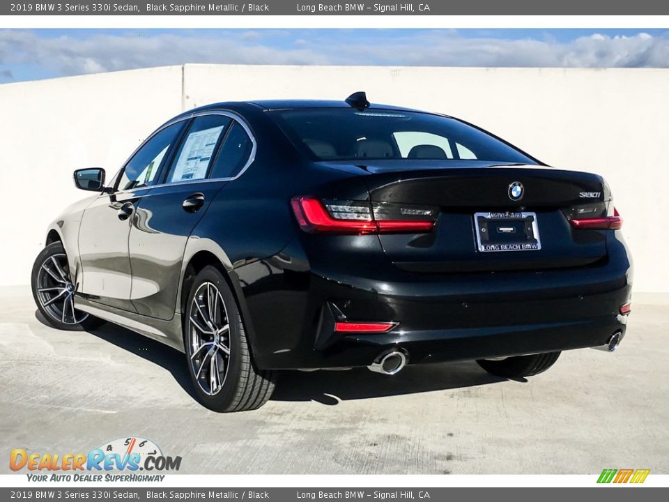 2019 BMW 3 Series 330i Sedan Black Sapphire Metallic / Black Photo #2