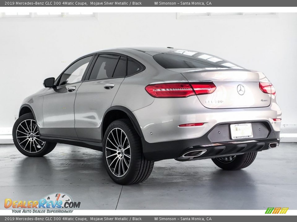 2019 Mercedes-Benz GLC 300 4Matic Coupe Mojave Silver Metallic / Black Photo #2