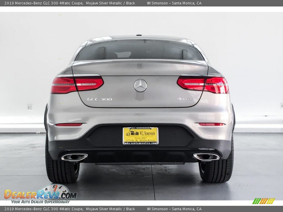 2019 Mercedes-Benz GLC 300 4Matic Coupe Mojave Silver Metallic / Black Photo #3