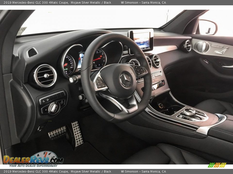 2019 Mercedes-Benz GLC 300 4Matic Coupe Mojave Silver Metallic / Black Photo #4
