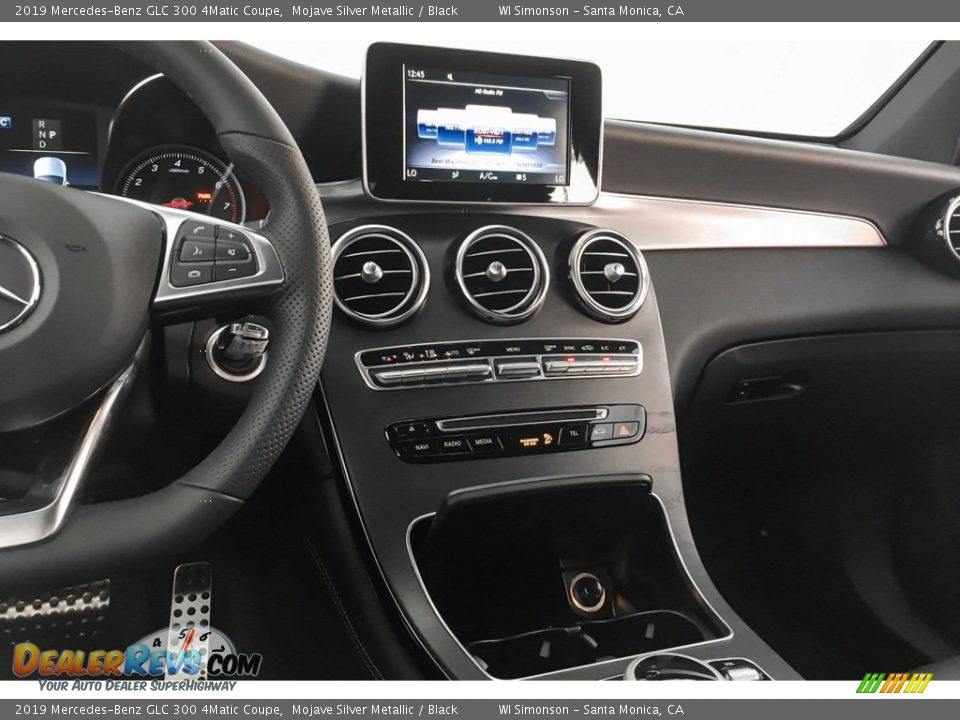2019 Mercedes-Benz GLC 300 4Matic Coupe Mojave Silver Metallic / Black Photo #6