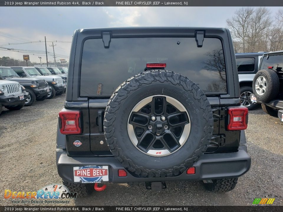 2019 Jeep Wrangler Unlimited Rubicon 4x4 Black / Black Photo #5