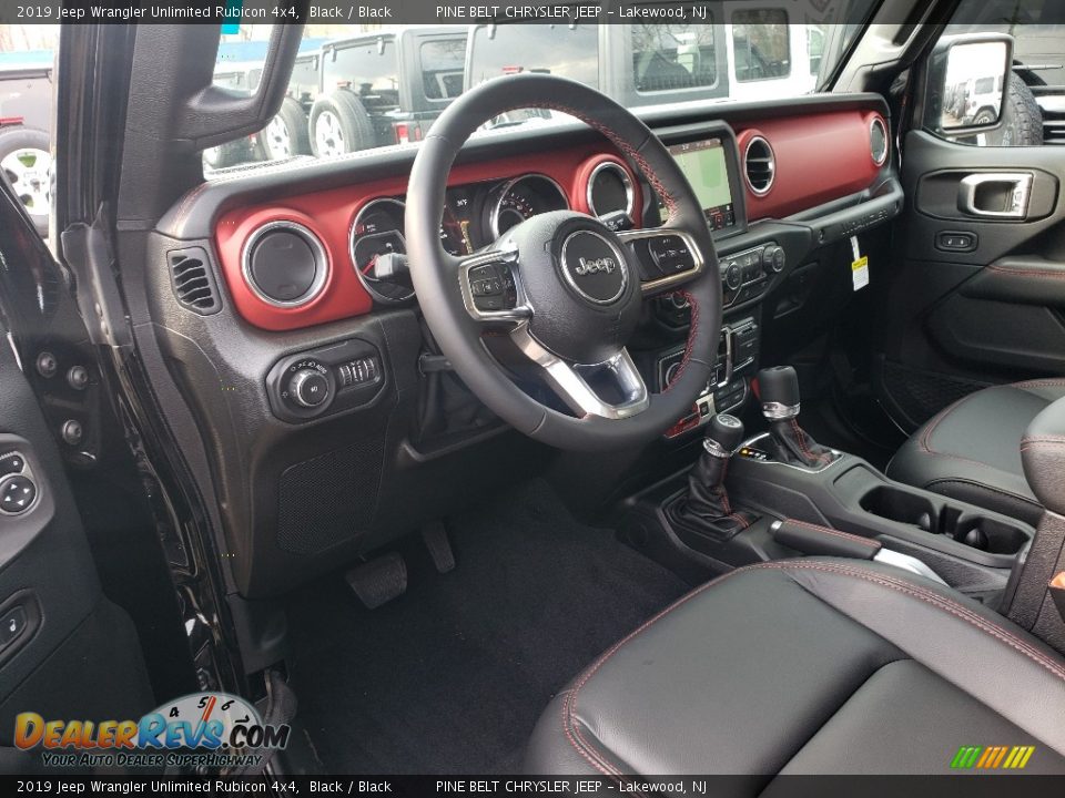 2019 Jeep Wrangler Unlimited Rubicon 4x4 Black / Black Photo #7