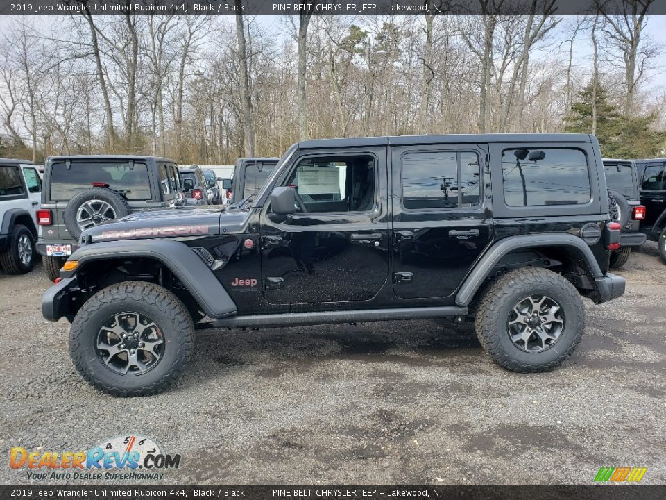 Black 2019 Jeep Wrangler Unlimited Rubicon 4x4 Photo #3