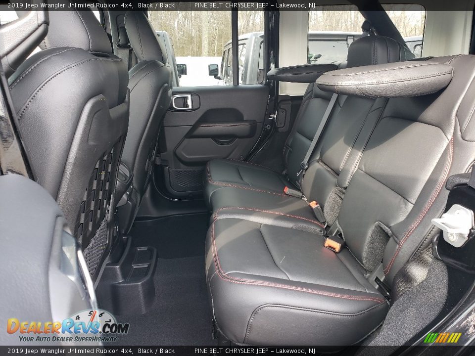 Rear Seat of 2019 Jeep Wrangler Unlimited Rubicon 4x4 Photo #6