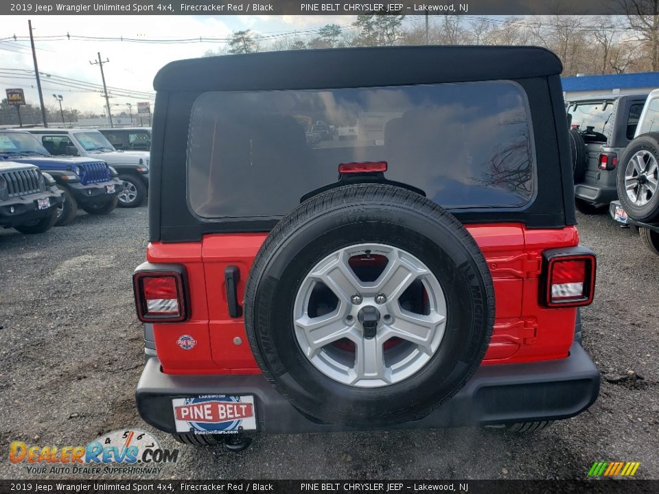 2019 Jeep Wrangler Unlimited Sport 4x4 Firecracker Red / Black Photo #5