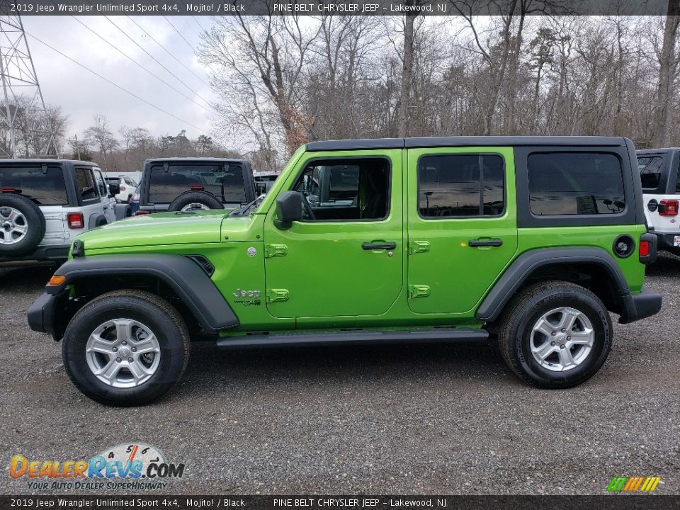 2019 Jeep Wrangler Unlimited Sport 4x4 Mojito! / Black Photo #3