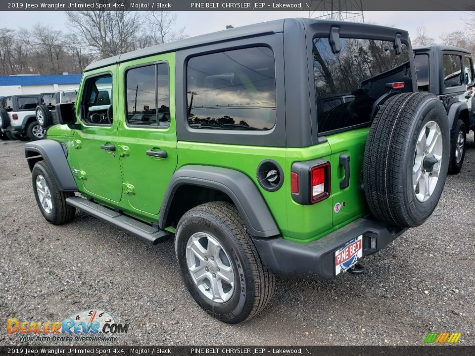 2019 Jeep Wrangler Unlimited Sport 4x4 Mojito! / Black Photo #4