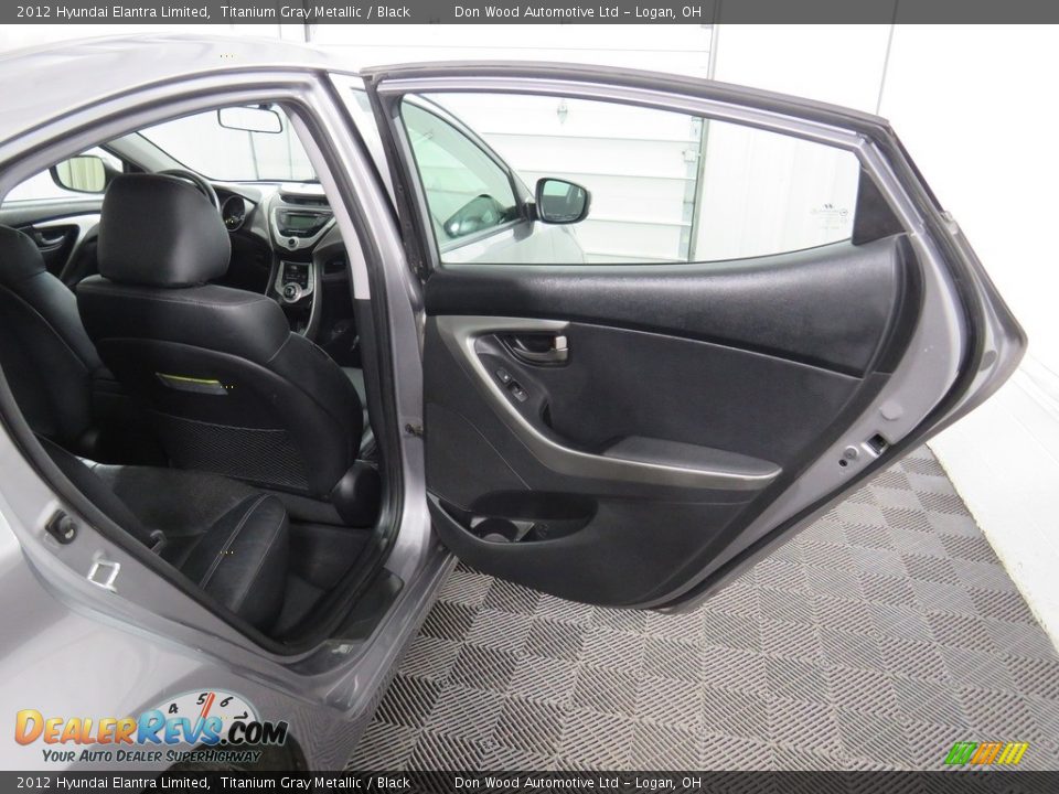 2012 Hyundai Elantra Limited Titanium Gray Metallic / Black Photo #25