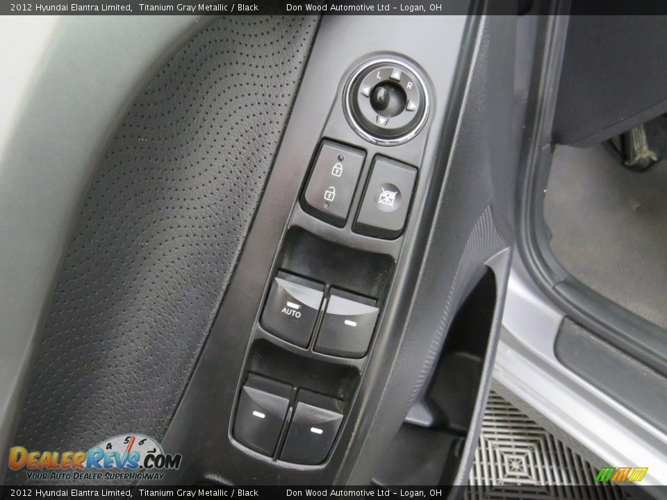 2012 Hyundai Elantra Limited Titanium Gray Metallic / Black Photo #30