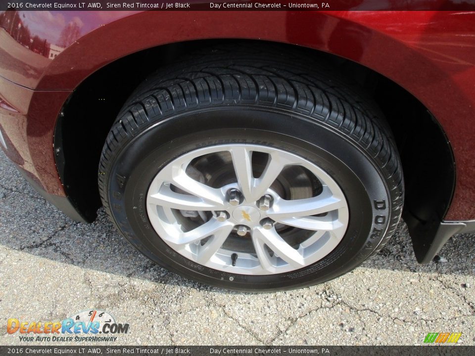 2016 Chevrolet Equinox LT AWD Siren Red Tintcoat / Jet Black Photo #18