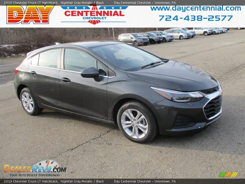 2019 Chevrolet Cruze LT Hatchback Nightfall Gray Metallic / Black Photo #1