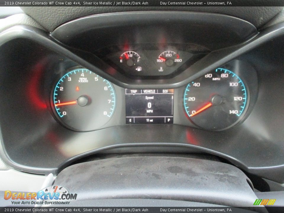 2019 Chevrolet Colorado WT Crew Cab 4x4 Silver Ice Metallic / Jet Black/Dark Ash Photo #2