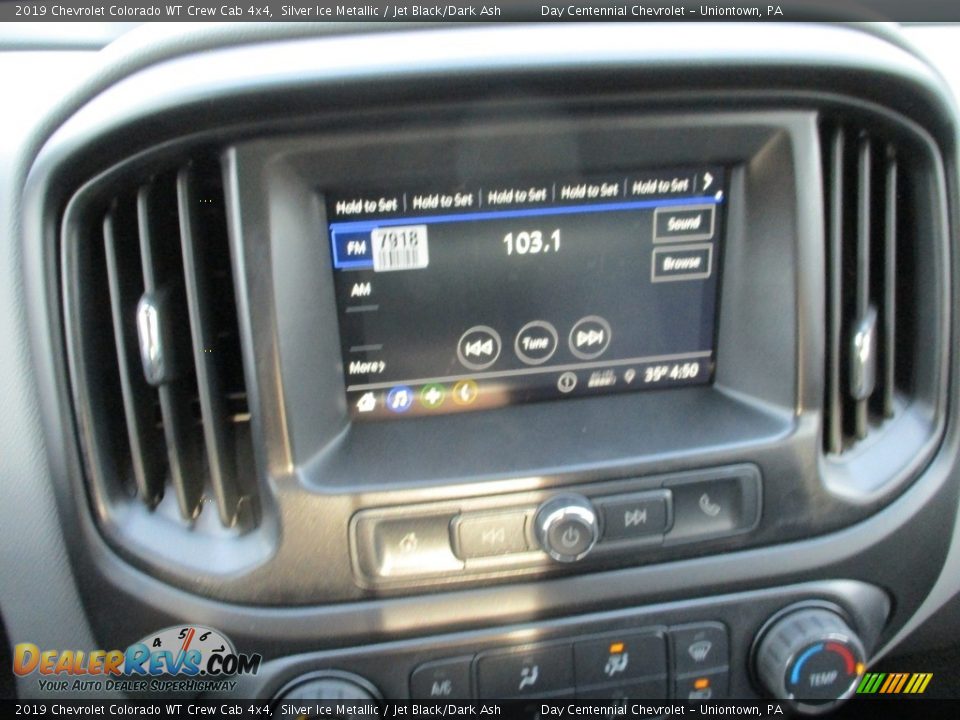 2019 Chevrolet Colorado WT Crew Cab 4x4 Silver Ice Metallic / Jet Black/Dark Ash Photo #3