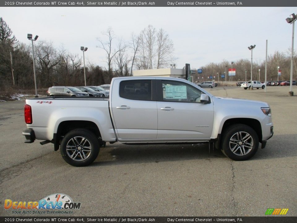 Silver Ice Metallic 2019 Chevrolet Colorado WT Crew Cab 4x4 Photo #6