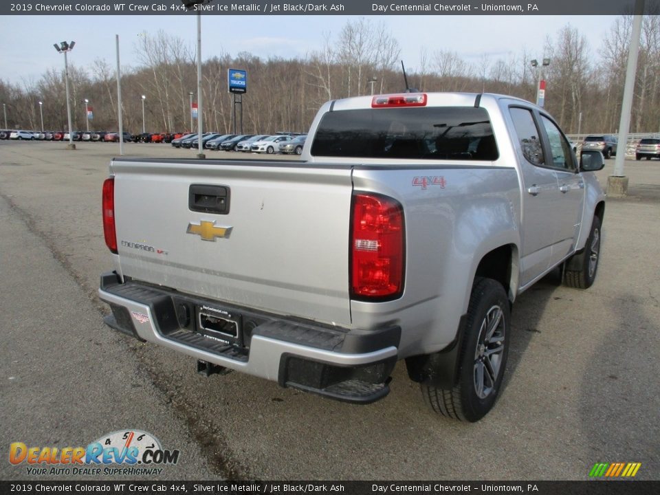 2019 Chevrolet Colorado WT Crew Cab 4x4 Silver Ice Metallic / Jet Black/Dark Ash Photo #7