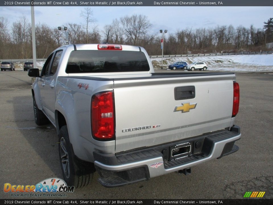 2019 Chevrolet Colorado WT Crew Cab 4x4 Silver Ice Metallic / Jet Black/Dark Ash Photo #8