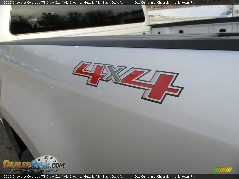 2019 Chevrolet Colorado WT Crew Cab 4x4 Silver Ice Metallic / Jet Black/Dark Ash Photo #10