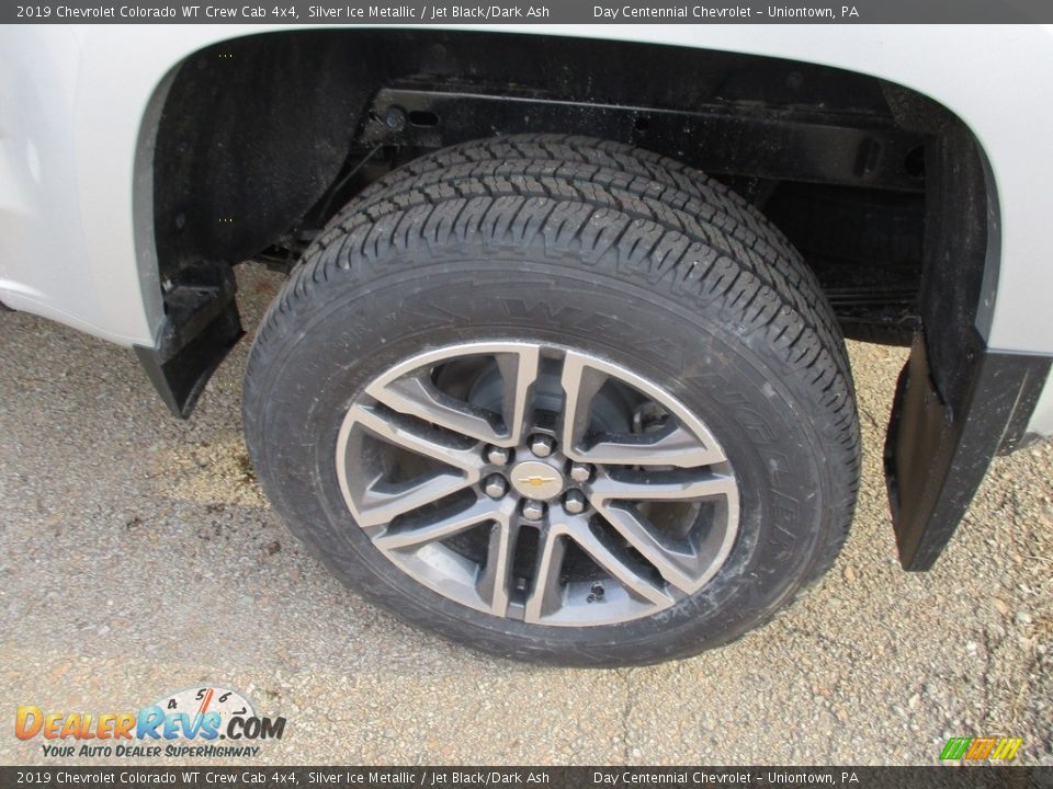 2019 Chevrolet Colorado WT Crew Cab 4x4 Silver Ice Metallic / Jet Black/Dark Ash Photo #11