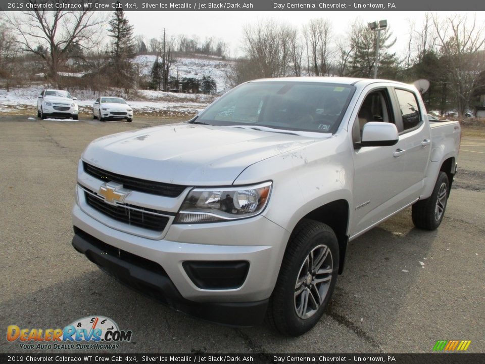 2019 Chevrolet Colorado WT Crew Cab 4x4 Silver Ice Metallic / Jet Black/Dark Ash Photo #12