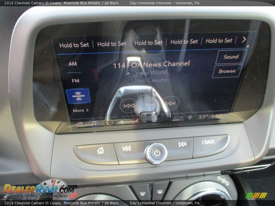 2019 Chevrolet Camaro SS Coupe Riverside Blue Metallic / Jet Black Photo #3