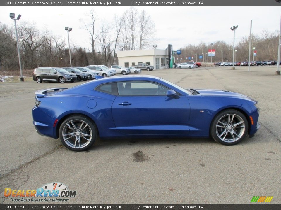 Riverside Blue Metallic 2019 Chevrolet Camaro SS Coupe Photo #7