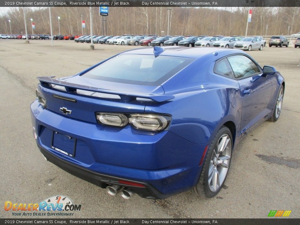 2019 Chevrolet Camaro SS Coupe Riverside Blue Metallic / Jet Black Photo #8