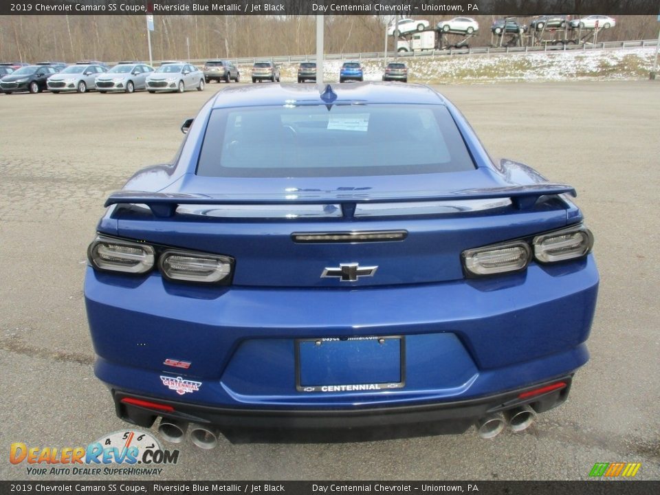2019 Chevrolet Camaro SS Coupe Riverside Blue Metallic / Jet Black Photo #9
