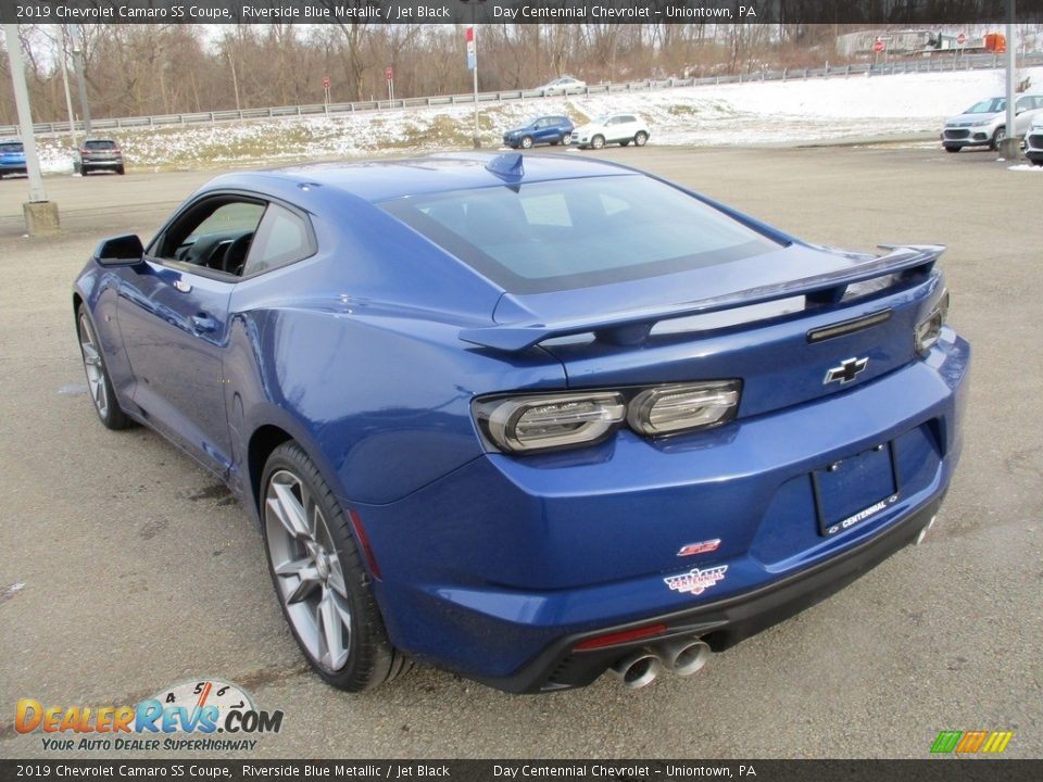 2019 Chevrolet Camaro SS Coupe Riverside Blue Metallic / Jet Black Photo #10