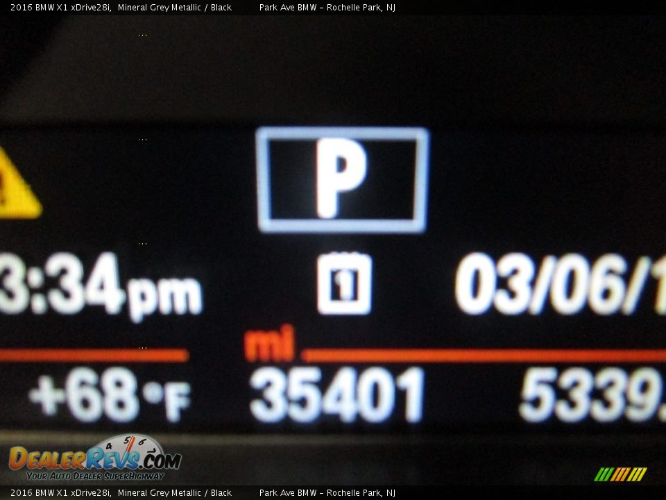 2016 BMW X1 xDrive28i Mineral Grey Metallic / Black Photo #24