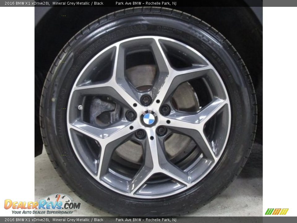 2016 BMW X1 xDrive28i Mineral Grey Metallic / Black Photo #28