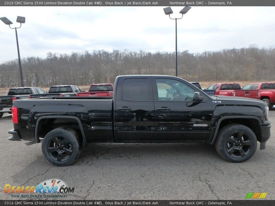 2019 GMC Sierra 1500 Limited Elevation Double Cab 4WD Onyx Black / Jet Black/Dark Ash Photo #4