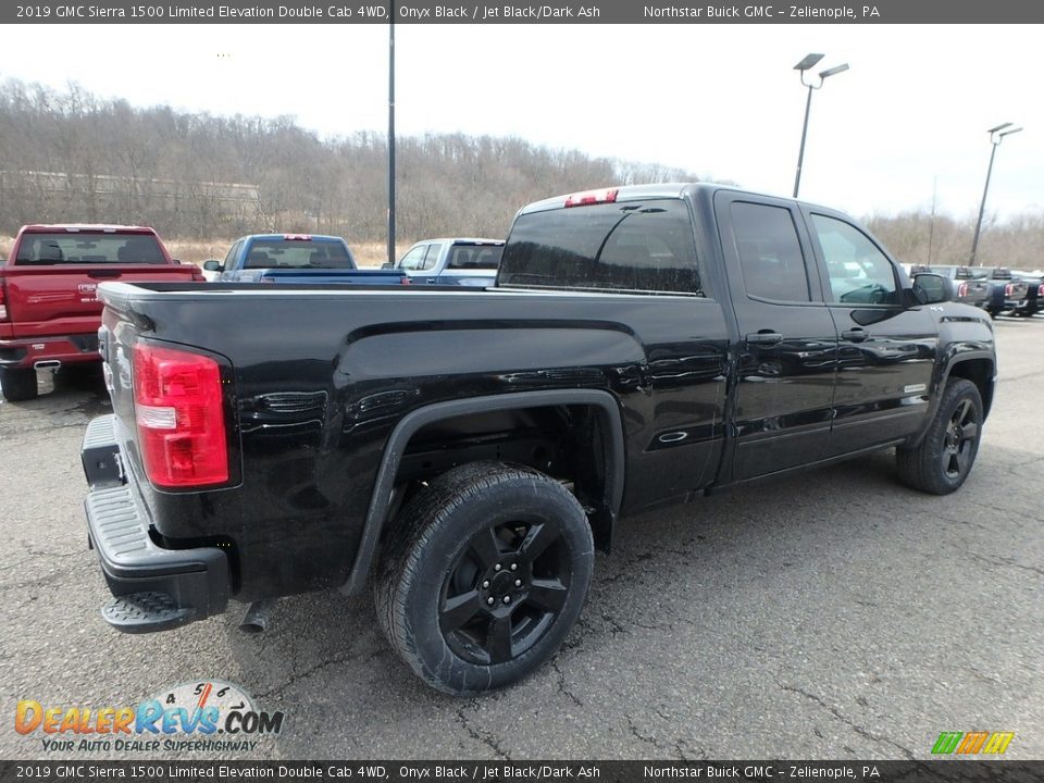 2019 GMC Sierra 1500 Limited Elevation Double Cab 4WD Onyx Black / Jet Black/Dark Ash Photo #5