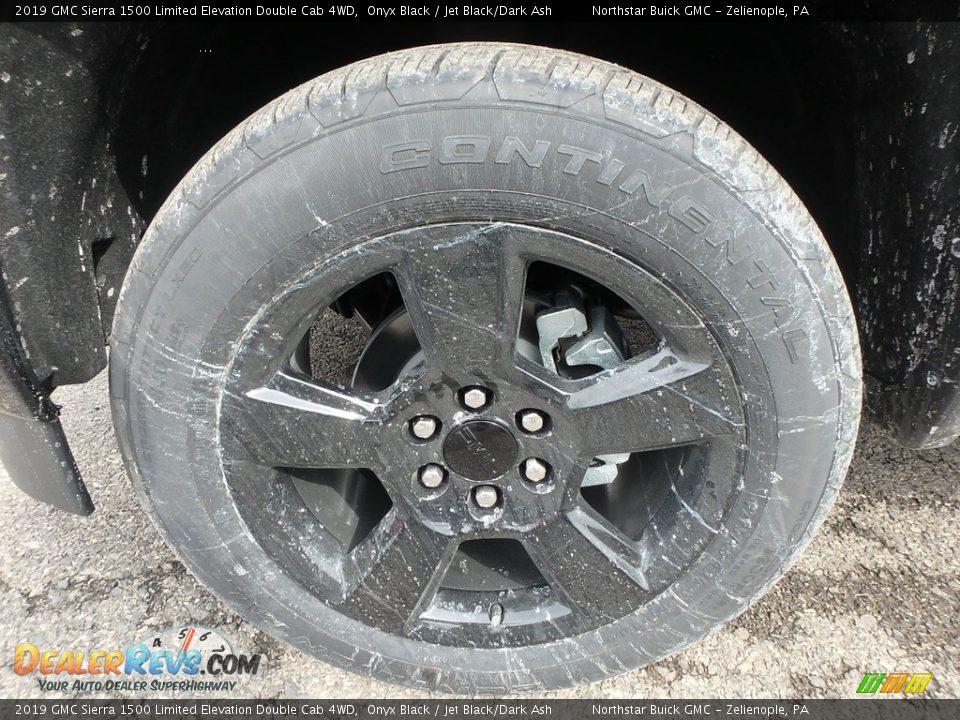 2019 GMC Sierra 1500 Limited Elevation Double Cab 4WD Onyx Black / Jet Black/Dark Ash Photo #9