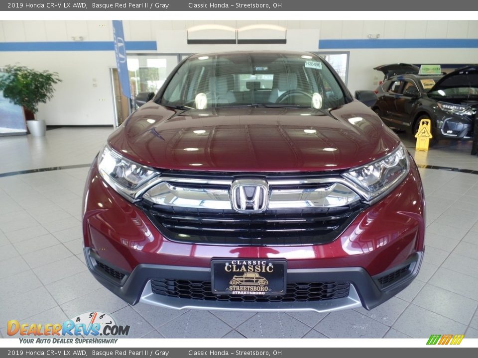 2019 Honda CR-V LX AWD Basque Red Pearl II / Gray Photo #3
