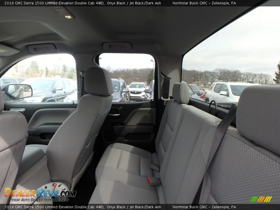 2019 GMC Sierra 1500 Limited Elevation Double Cab 4WD Onyx Black / Jet Black/Dark Ash Photo #11