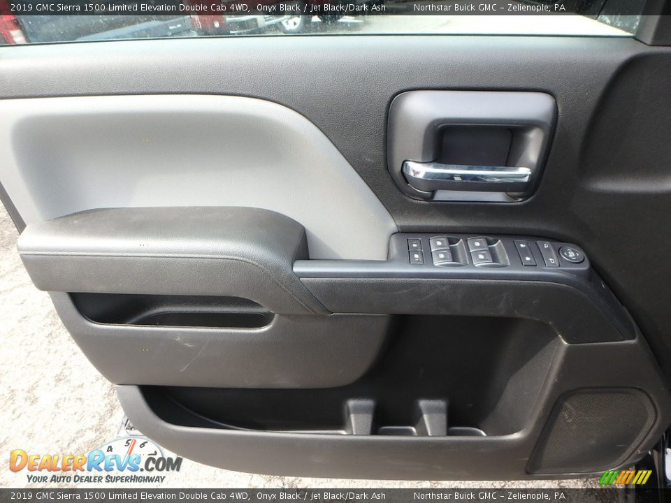 2019 GMC Sierra 1500 Limited Elevation Double Cab 4WD Onyx Black / Jet Black/Dark Ash Photo #13