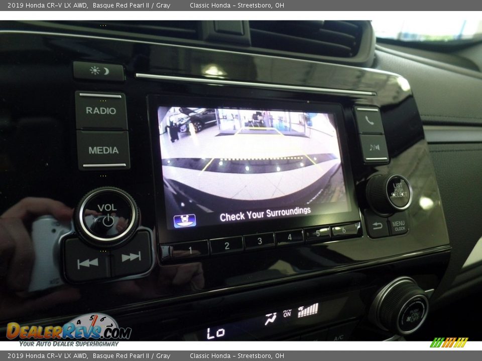 2019 Honda CR-V LX AWD Basque Red Pearl II / Gray Photo #12